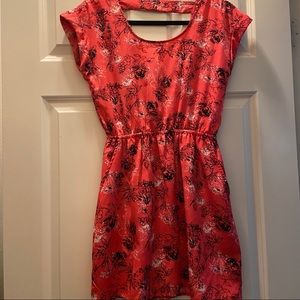 ❤️ cutest coral/blue floral dress